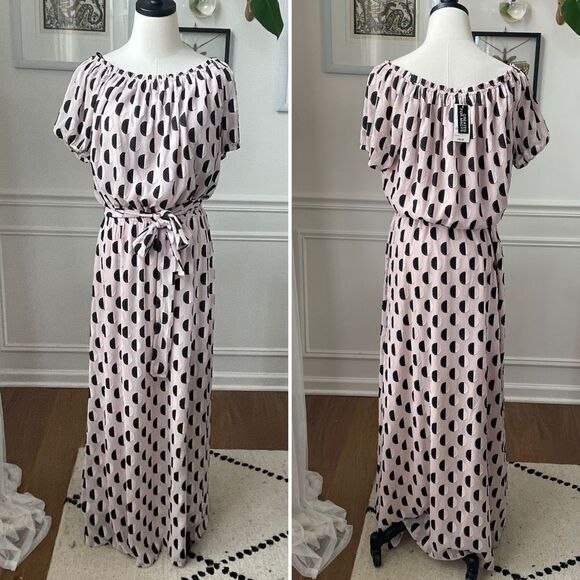 INC International Concepts Dresses & Skirts - NWT INC International Concepts Pink Black Long Dress 12